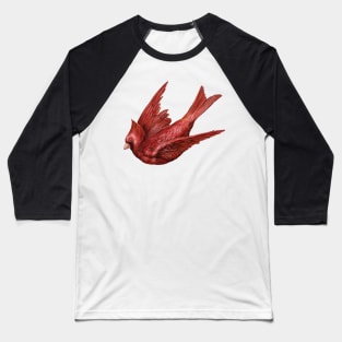 Cardinal Bird Baseball T-Shirt